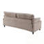 Causeuse en velours côtelé avec coussin moelleux-2144316325
