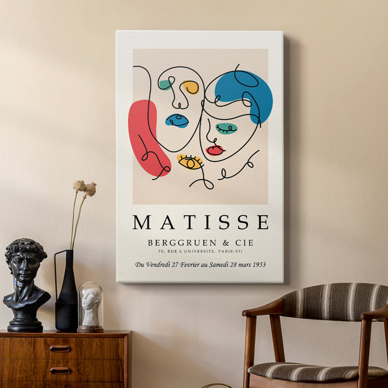 Matisse Cccxxvii, reproduction d'art encadrée sur mesure, galerie Cavas, H 18 po x l 12 po