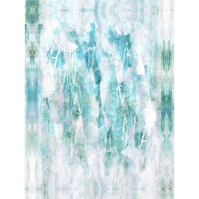«White Wash on Blue», reproduction sur toile tendue