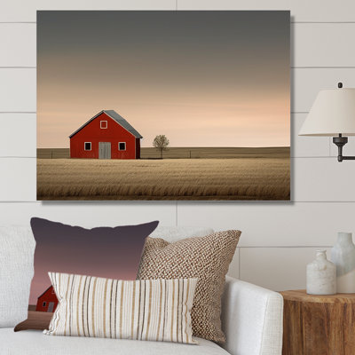 " Red Barn Minimalism Country Charm "