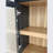 Modern Display Cabinet With Adjustable Glass Shelves Mdf Durable Finish For Living Room, Kitchen, Or Workspace