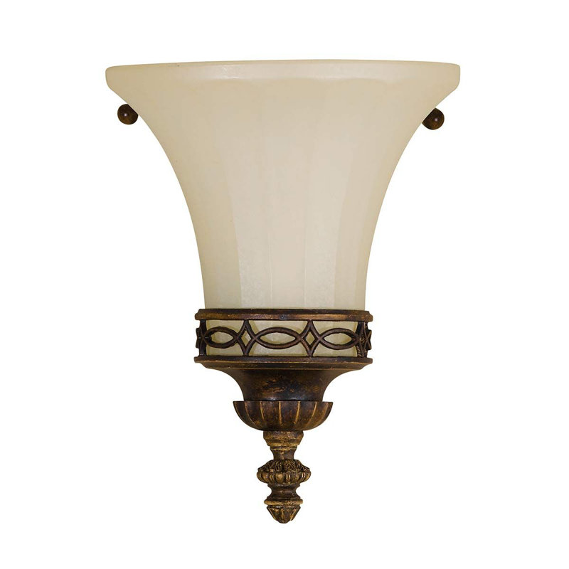 Sarenac Glass Flush Mounted Sconce