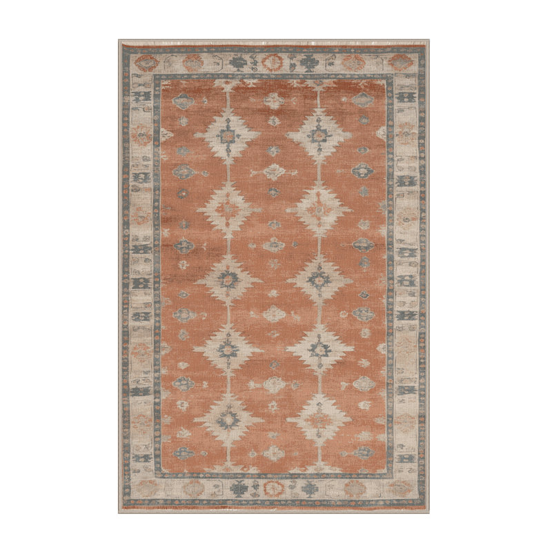 Tapis brun lavable à la machine, Rectangle 4pi x 6 pi