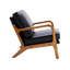 Peddireddy 43.05cm H Upholstered Armchair in Black