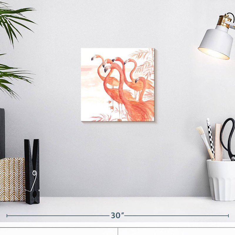 Crowle Flamingo Group I, 10" H x 10" W
