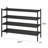 Stackable 4-Tier Long Shoe Rack 33.3" - Organize Your Living Room With Style And Space Efficiency-112023484