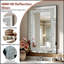 Grand miroir suspendu en cristal Crystal Diamond