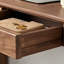 Console brune de style chinois simple-524183314