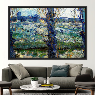 Vincent Van Gogh View on Arles Canvas Print - Famous Reproduction Wall Art Poster