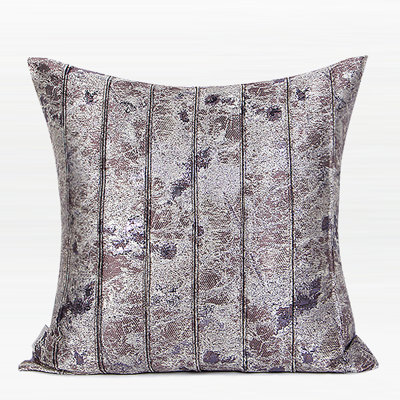  Striped Jacquard Throw Pillow