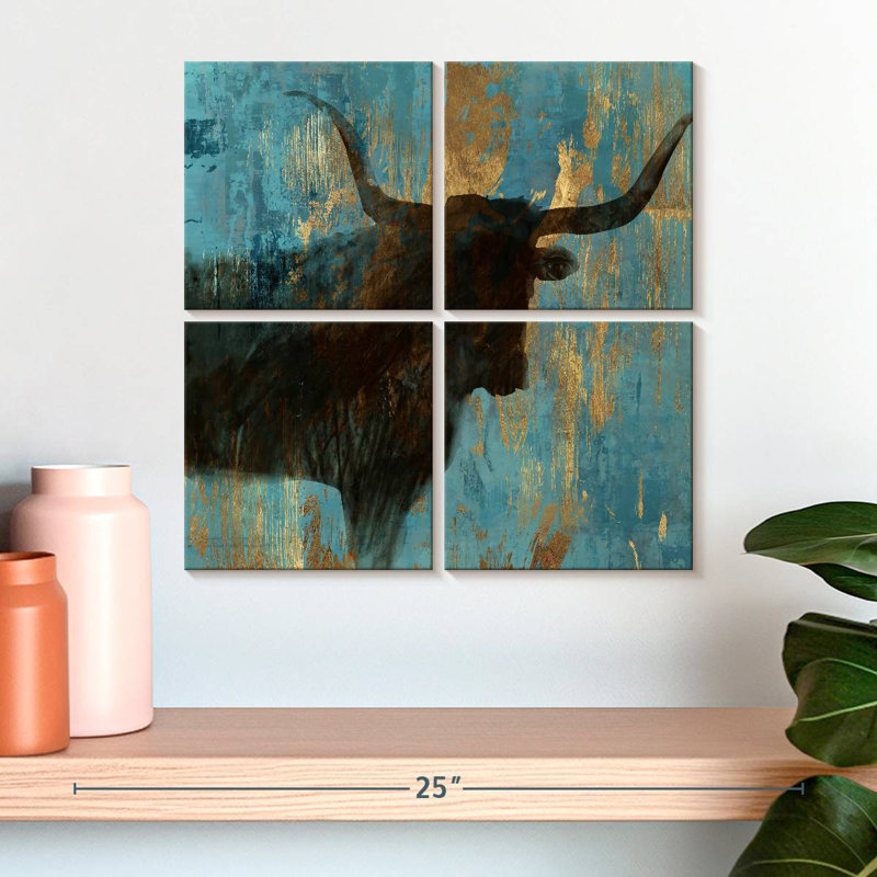 Brampt Bison I, 18'' H x 18'' W