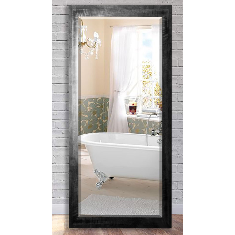 Solid Wood Flat Mirror, 69" H x 29" W