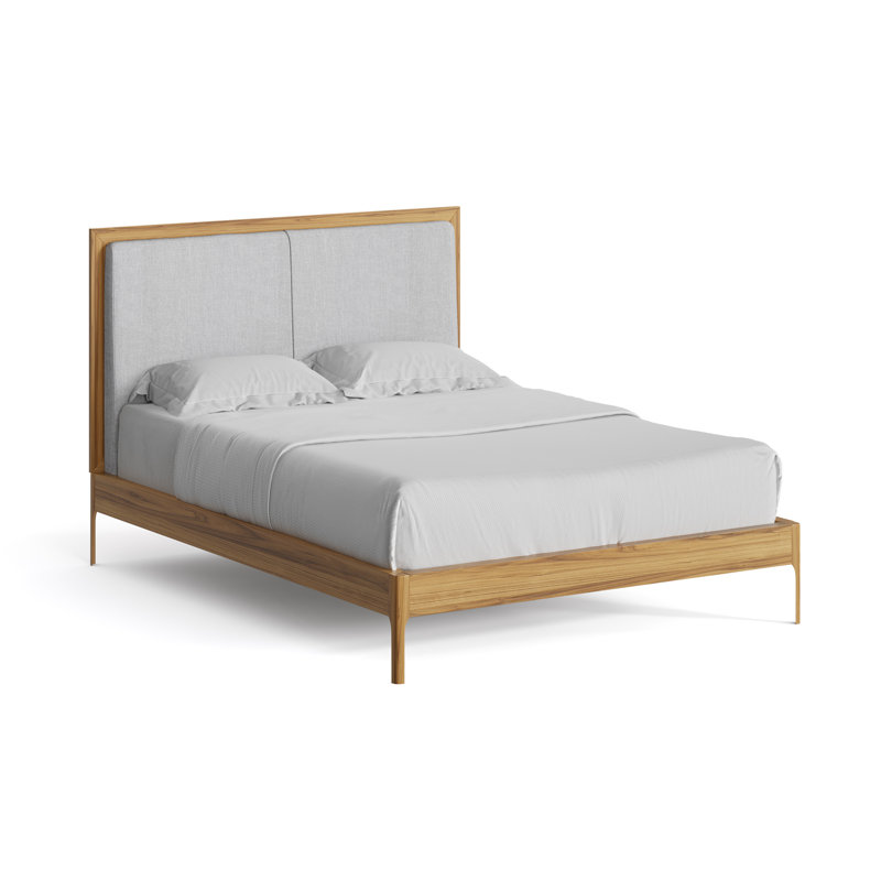 Lit plateforme Chisa, Double, Naturel