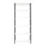 Walk-in avec 5 tablettes - Structure en métal thermolaqué et tablette de rangement très profonde résistante aux hautes températures