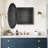 Round Framed Medicine Cabinet Surface Mount Only-1720365693