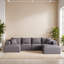 Ensemble de canapé modulaire rembourré modulaire de 132,02 po sans os, ensemble de canapé modulaire en L à combinaison libre avec 6 coussins pour le salon-307288514