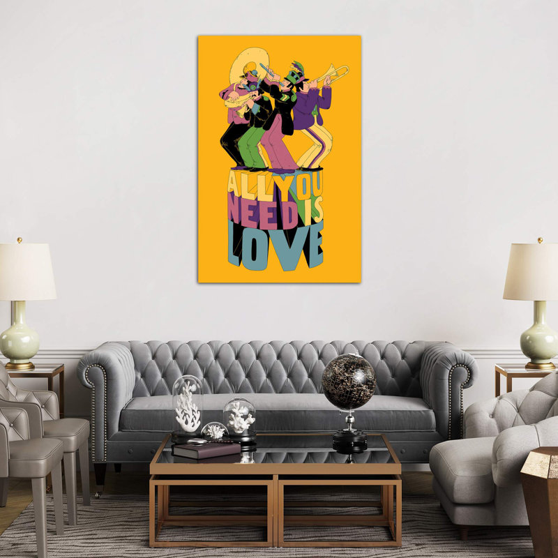 All You Need by Mathiole - Wrapped Canvas Giclee Art Print, 101.6 cm H x 66.04 cm W x 3.175 cm D