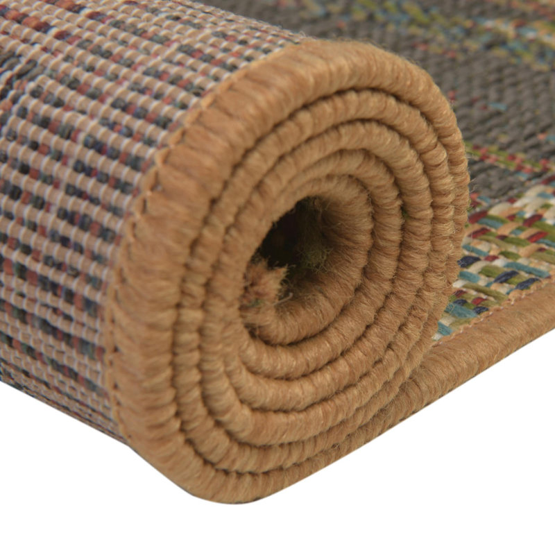 Tapis tissé à la machine Barnesville, Rond 7 pi 10 po