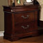 Table de chevet 2 tiroirs en cerisier Westview
