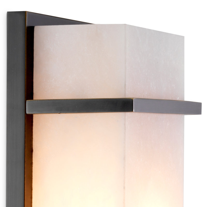 Spike Iron Flush Mounted Sconce, 13.39" H x 5.12" W x 3.54" D