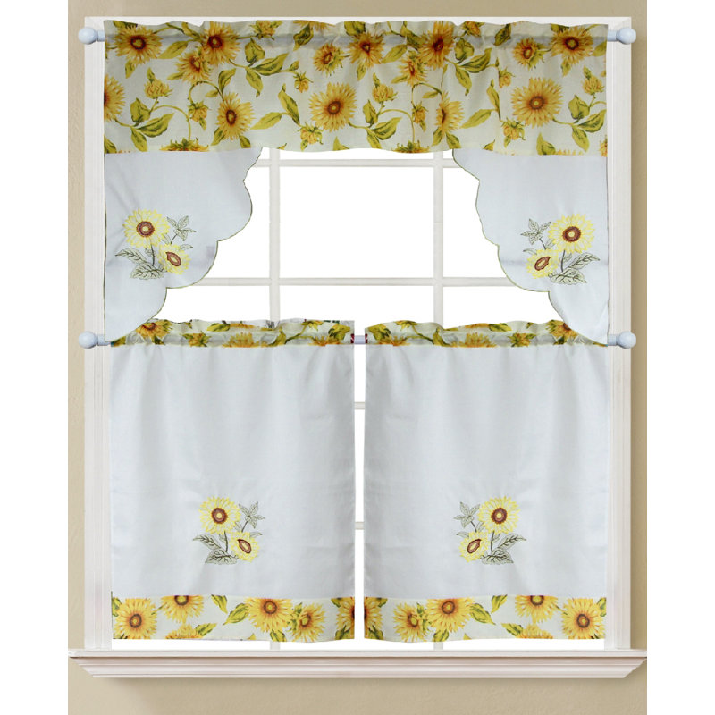 Ensemble de rideaux de cuisine Cayleeann