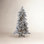Frosted 9' Pre-Lit Pine Christmas Tree