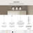 Merry 3 - Light Steel Dimmable Chandelier-1125713804