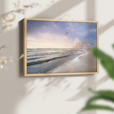 Zoey Beach -Framed Print - Restickable