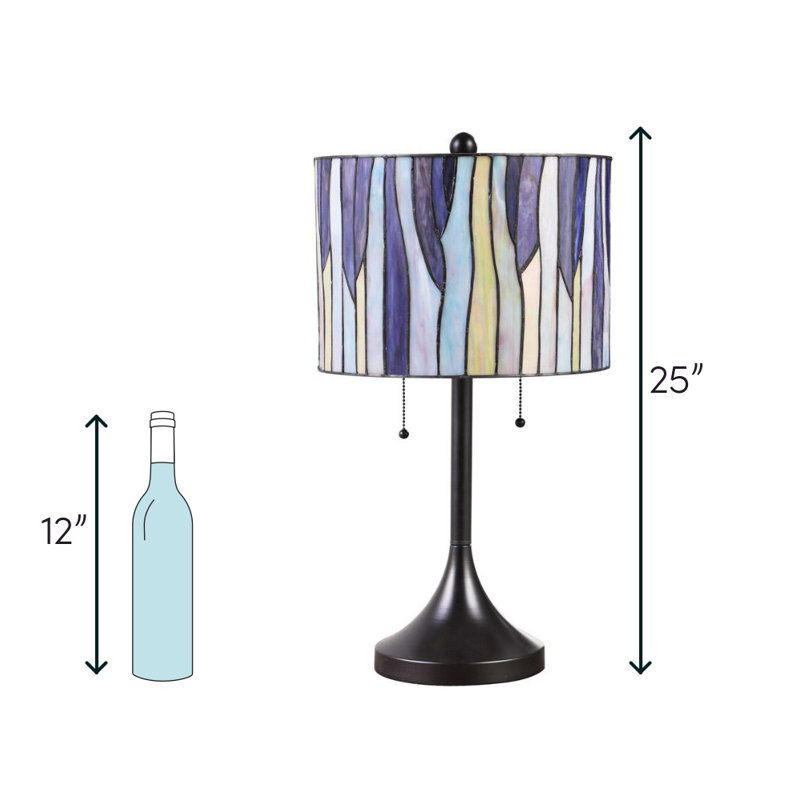 Mccant Table Lamp, Purple
