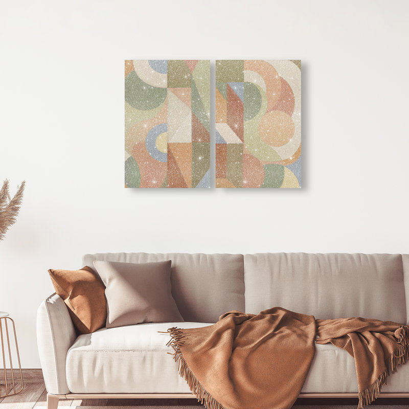Adore You Set Set by Oliver Gal, 90"H x 60"W, Gallery Wrapped