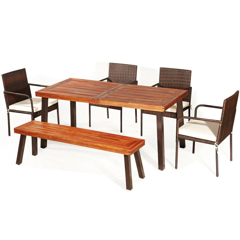Ensemble de salle à manger rectangulaire pour 6 personnes 67,5 po Robledo