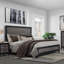 Soluto Grey And Black Bed-1749463042