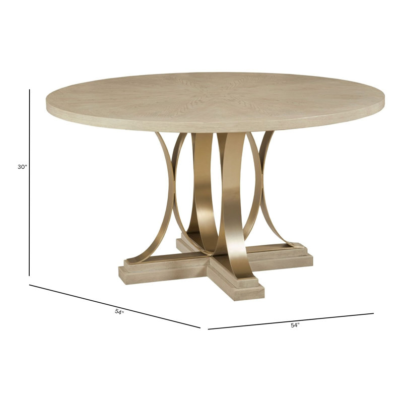 Oak Round Dining Table