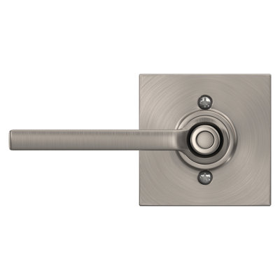 Latitude Lever with Collins Trim Bed and Bath Lock