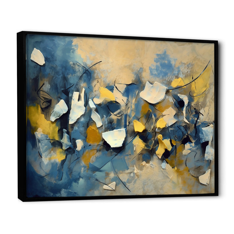 Jazz - échange, Cadre flottant noir, 30" H x 40" W