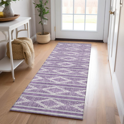 Tapis mauve lavable intérieur / extérieur Lume 