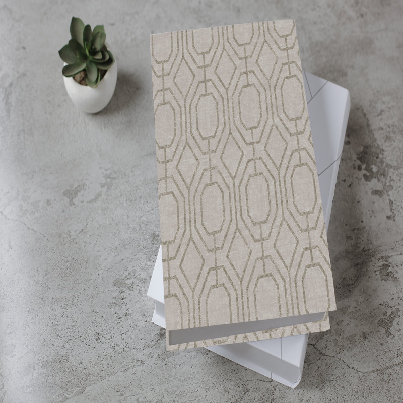 Transform Geometric Vinyl Peel & Stick Wallpaper Double Roll, Beige