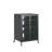Mikenlee Media Storage Cabinet -Audio-Video Media Stand Require Assembly, Black