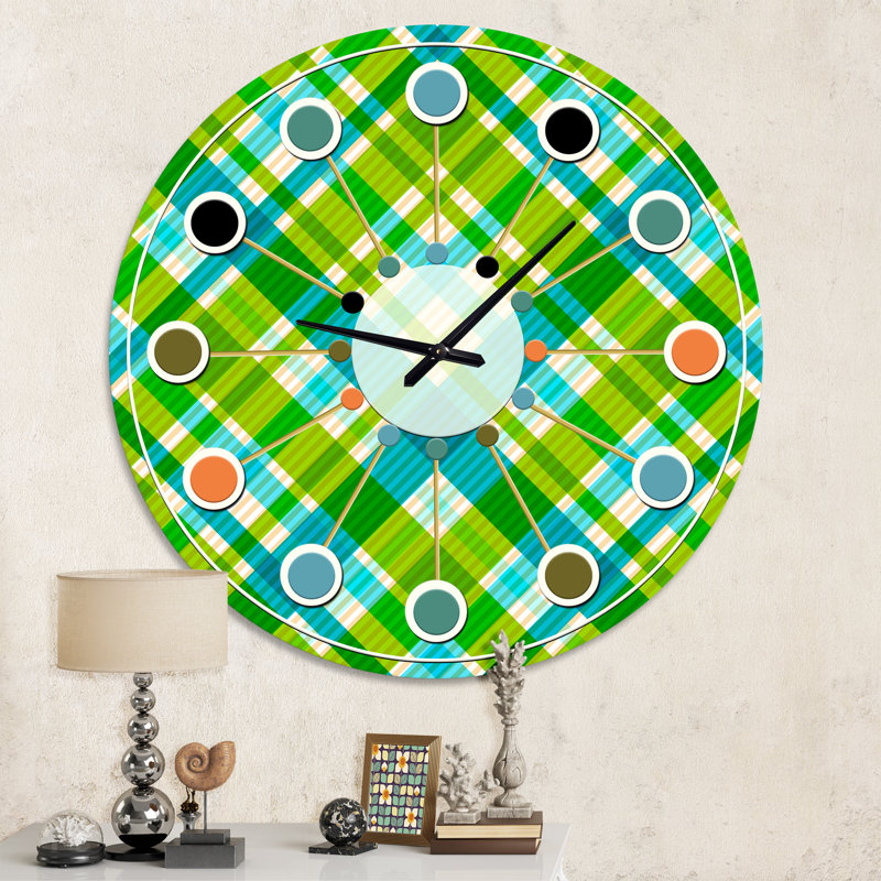 Horloge murale Tartan, Moyenne