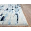 Tapis bleu / beige à motif abstrait Aerilyn-2057987645