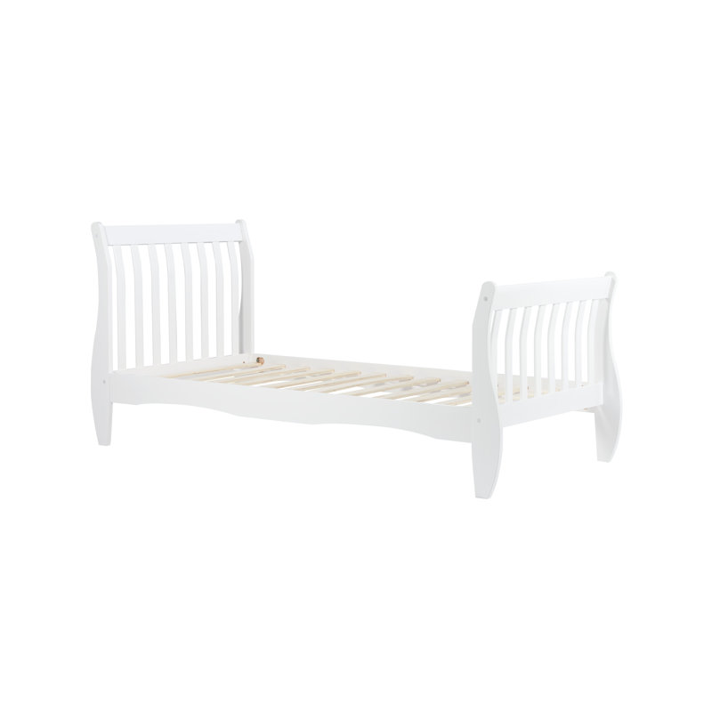 Balmoral Bed Frame, White, Single (3')