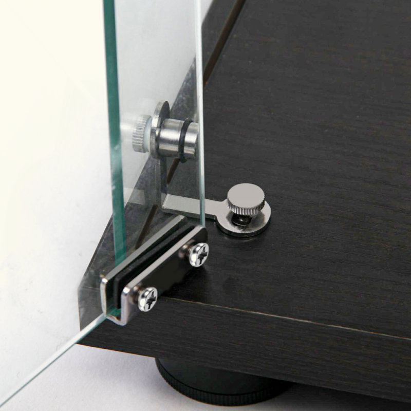 Tempered Glass Display Cabinet,Wine Cabinet, Storage Cabinet,File Cabinet,With Bluetooth LED Strip,Can Be Controlled By Remote Control Or Mobile APP,Swivel Casters,Can Be Placed Anywhere