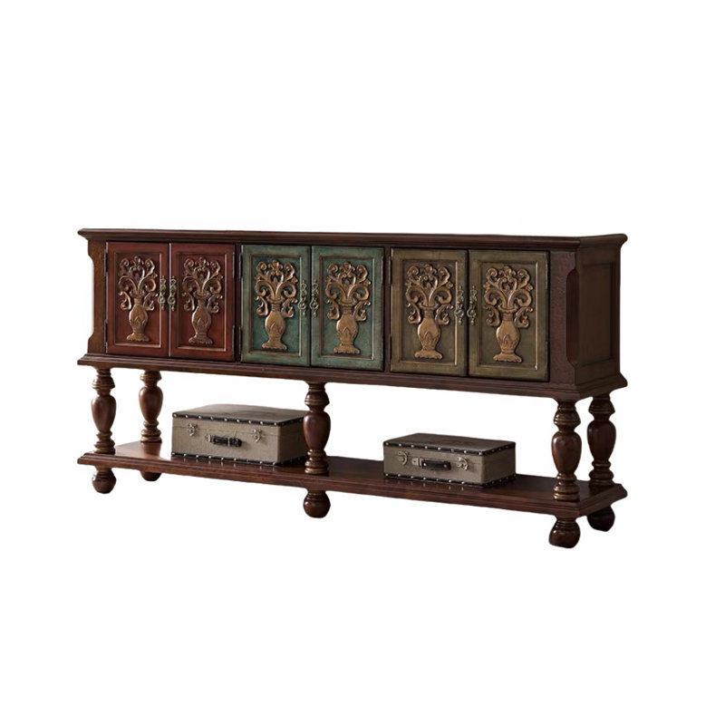 Commode d'appoint Vintage, Brun