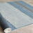 Antibacterial Cotton Area Rug, 4.0 x 6.0 Feet | 100% Cotton, 1200 GSM, 0.4 in Pile Height | Non-Slip PVC Underside, Dot Base, Machine Washable | Cream, Blue & Black Design, Perfect for Living Room & Bedroom Décor-112936295