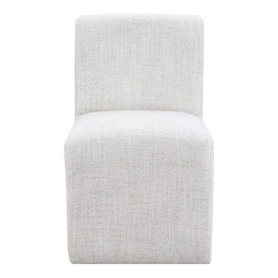 Chaise rembourrée avec roulettes Veda