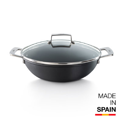 Valira 3.5L Non-Stick Aluminum Round Braiser with Lid
