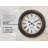 Clocks, 20" Round, Wall Clock, Brown, Transitional