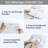 20 Sheets White Marble Look Wall Tiles Stick