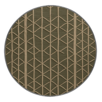 Machine Washable Trellis Brown Area Rug