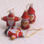3.9 in. Santa Claus Hanging Figurine Ornament